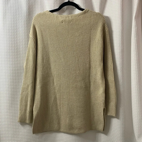 NWT LOFT Ribbed Boatneck Tunic Sweater - Picture 4 of 4